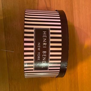 Henri Bendel hat box and baby box (!) in decent condition.